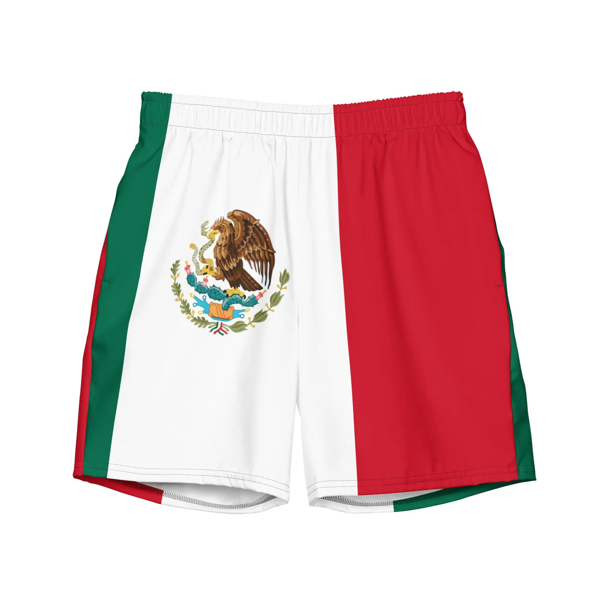 Short de bain drapeau mexique tissu léger séchage rapide