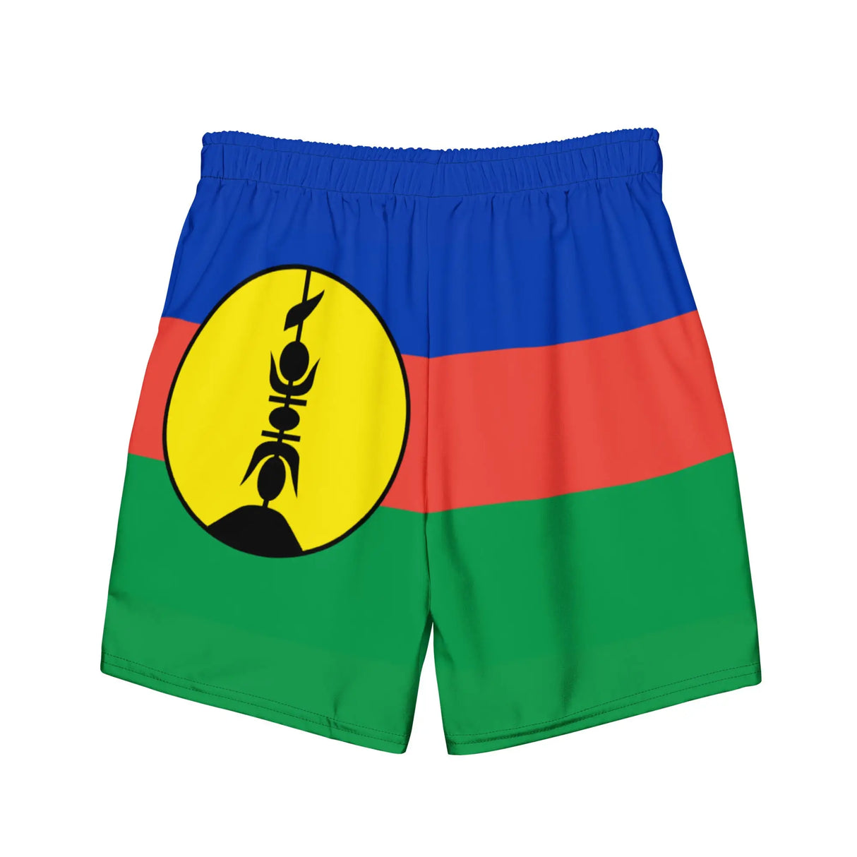 Short de bain drapeau nouvelle-calédonie tissu léger doux