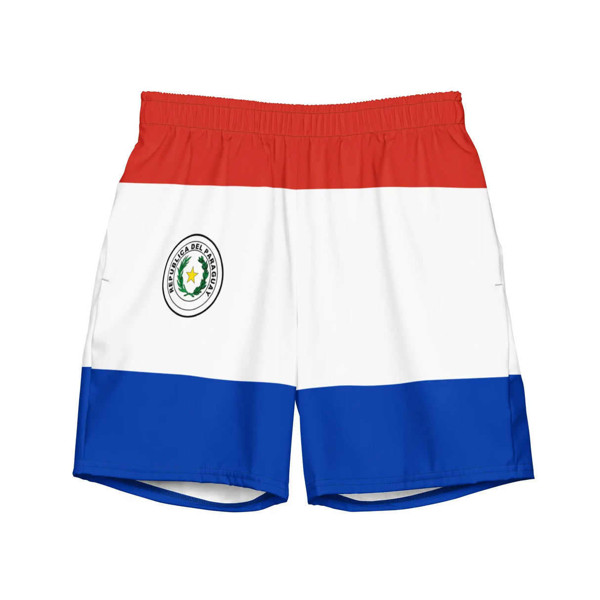Short de bain drapeau paraguay tissu léger sèchent rapidement