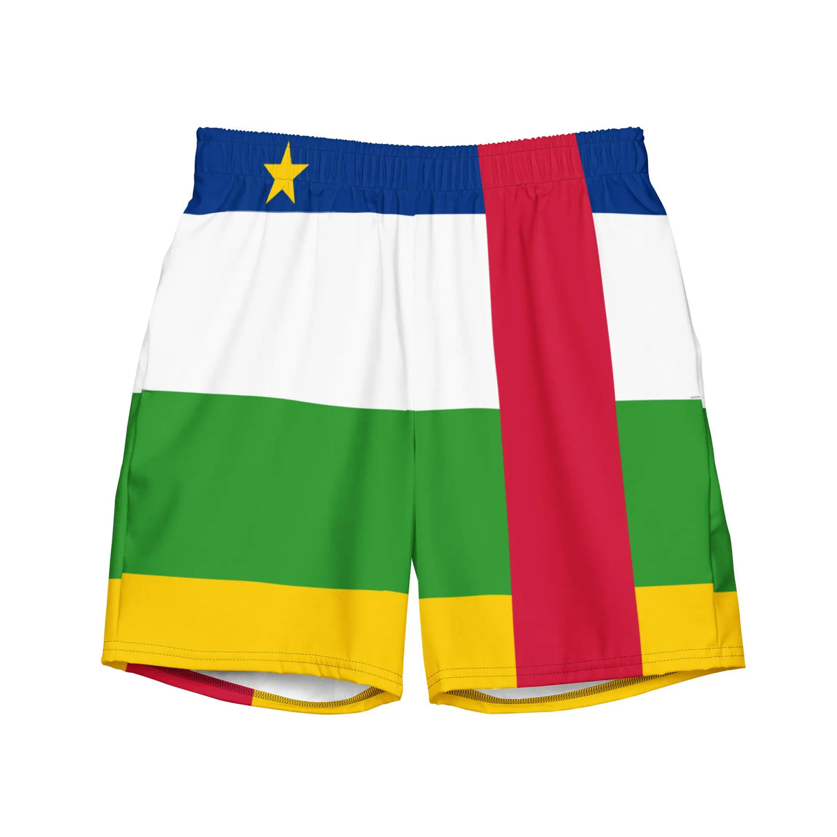 Short de bain drapeau république centrafricaine séchage rapide