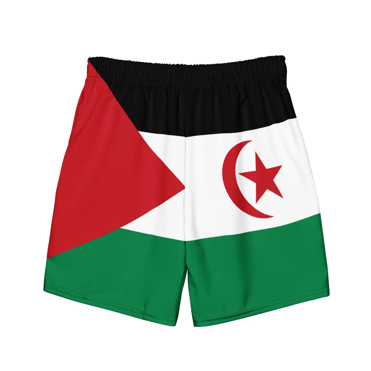 Short de bain drapeau sahara occidental tissu léger séchage rapide