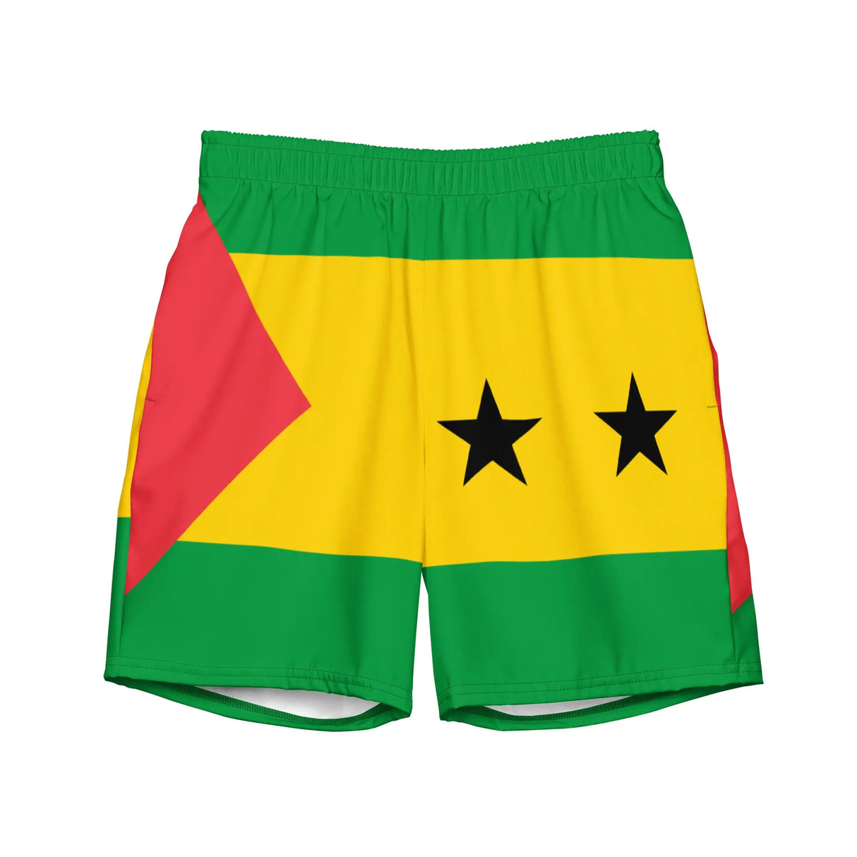 Short de bain drapeau sao tomé-et-principe tissu léger