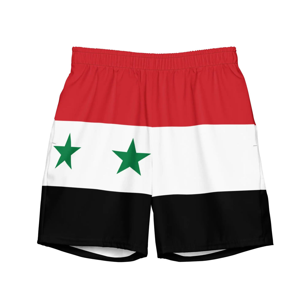 Short de bain drapeau syrie tissu léger sèchent rapidement