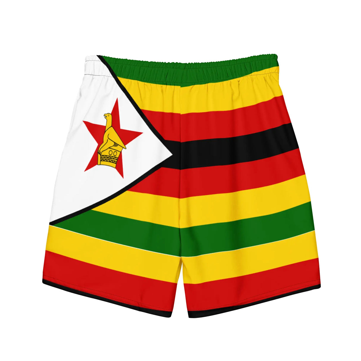 Short de bain drapeau zimbabwe tissu léger sèchent rapidement