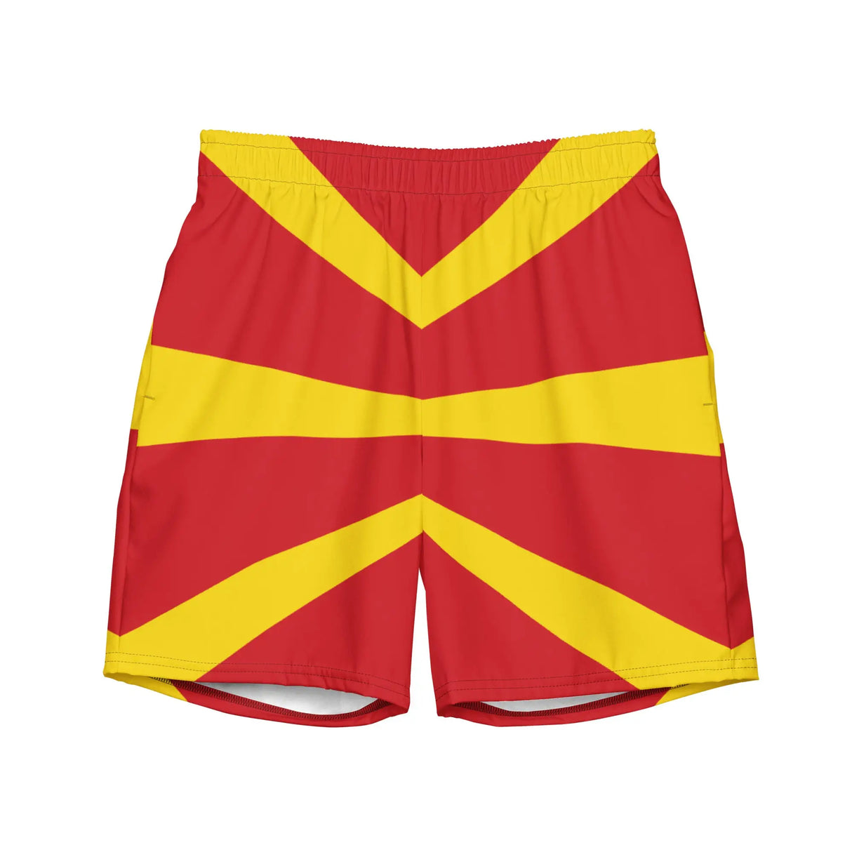 Short de bain macédoine tissu léger sèchent rapidement