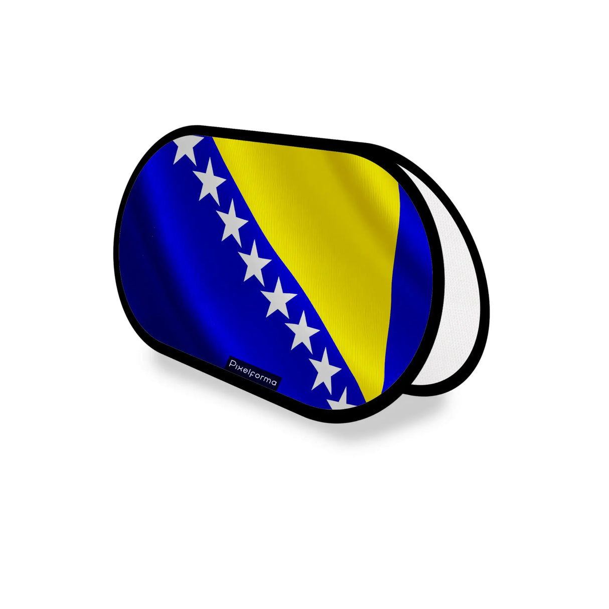Support publicitaire ovale bosnie-herzégovine léger facile