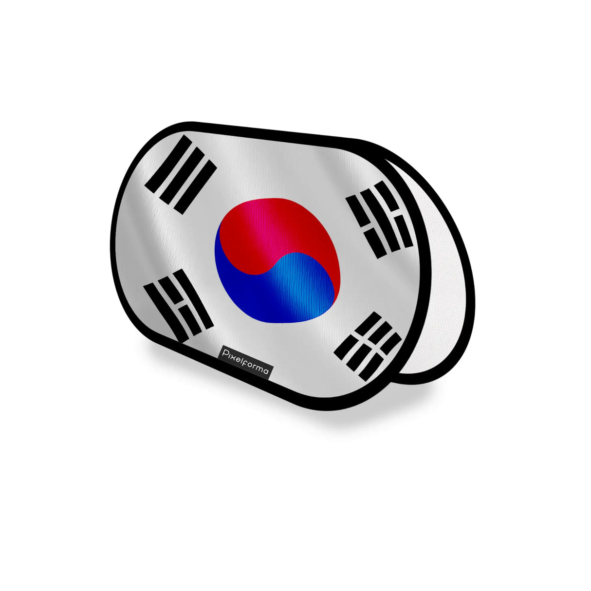 Support publicitaire ovale corée du sud léger facile à installer