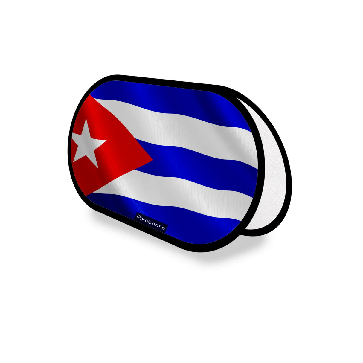 Support publicitaire ovale cuba léger fil d’acier