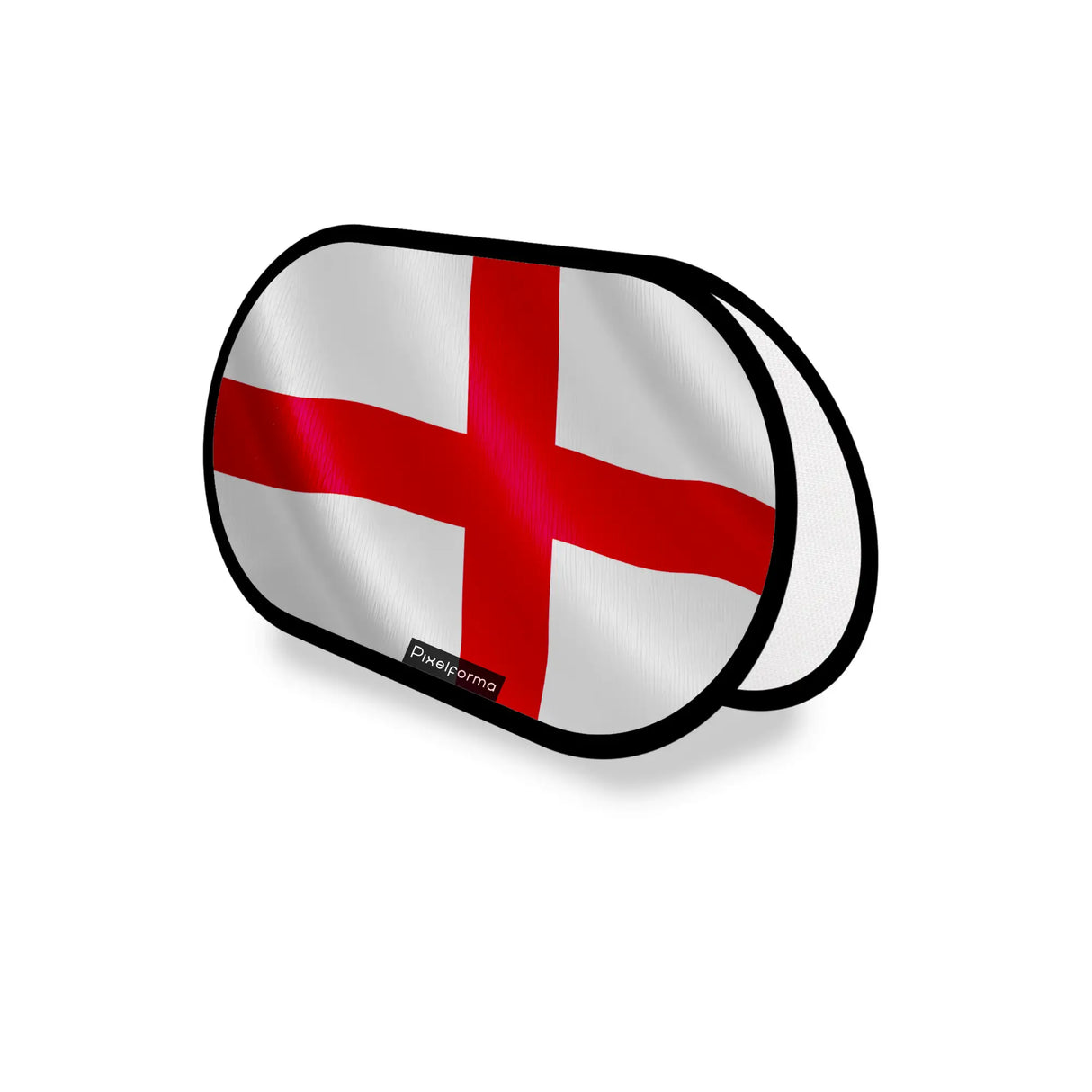Support publicitaire ovale drapeau angleterre léger facile