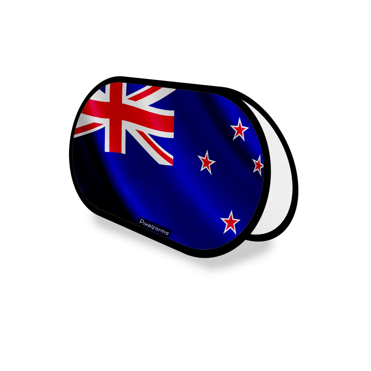 Support publicitaire ovale drapeau nouvelle-zélande léger