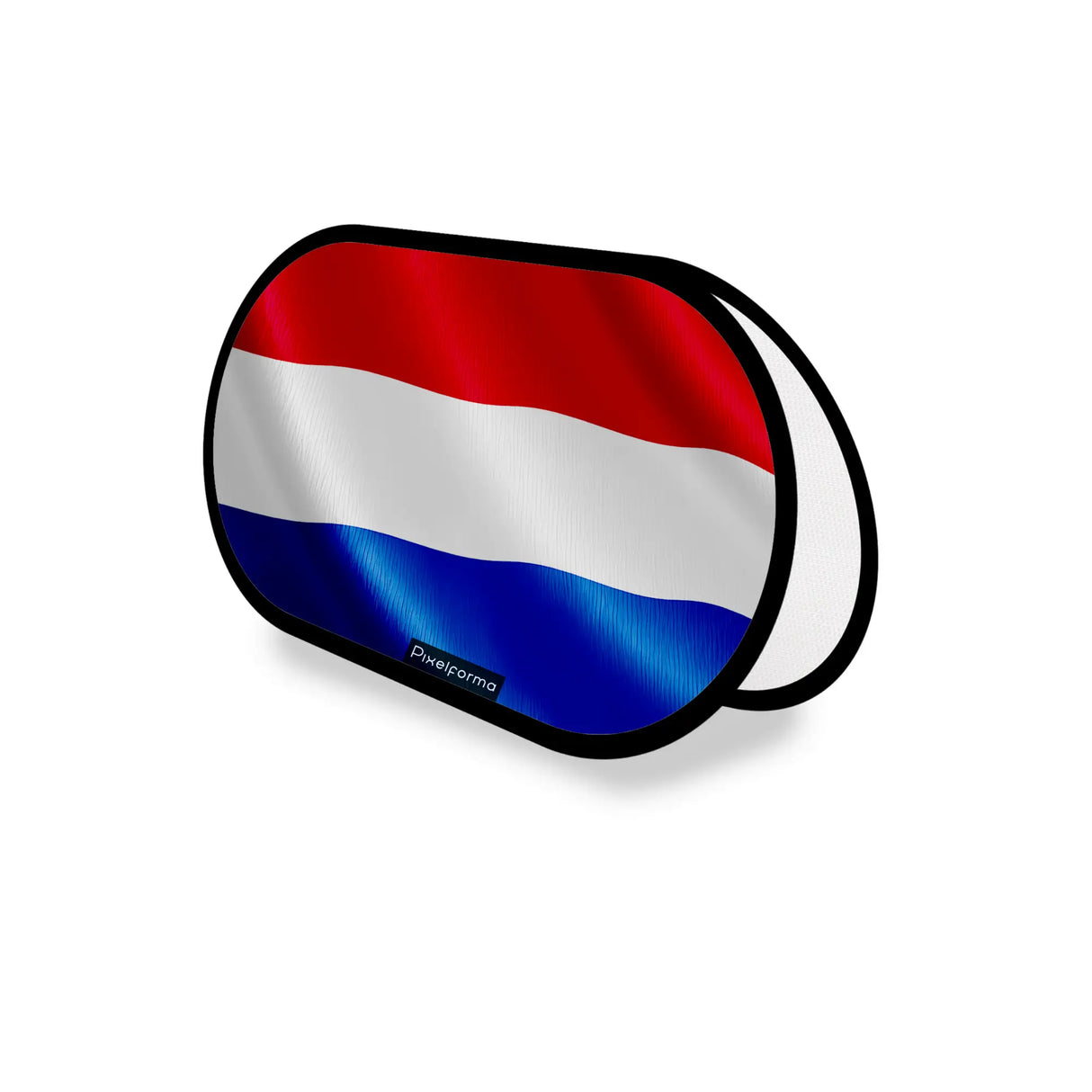 Support publicitaire ovale drapeau pays-bas léger facile