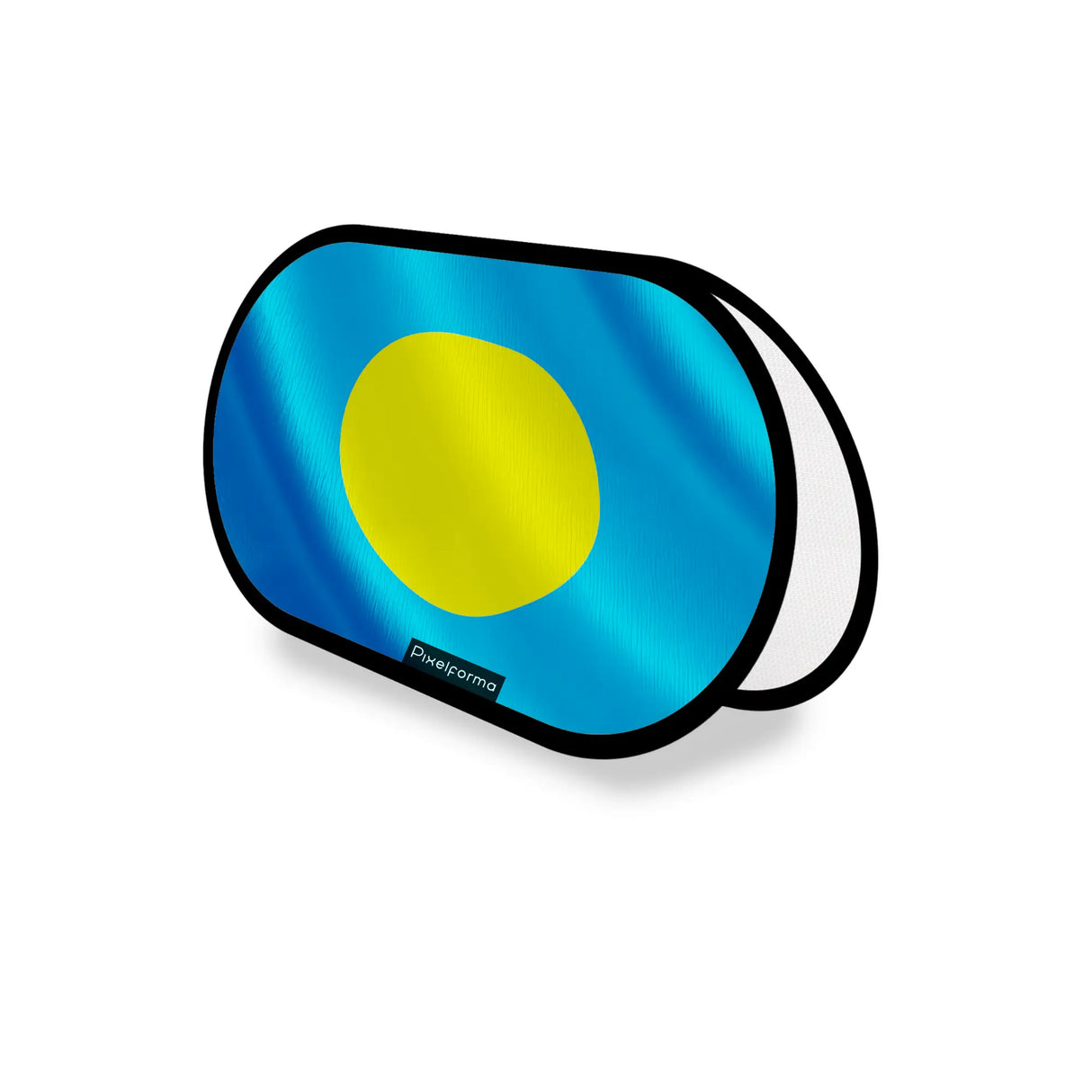 Support publicitaire ovale palaos léger fil d’acier