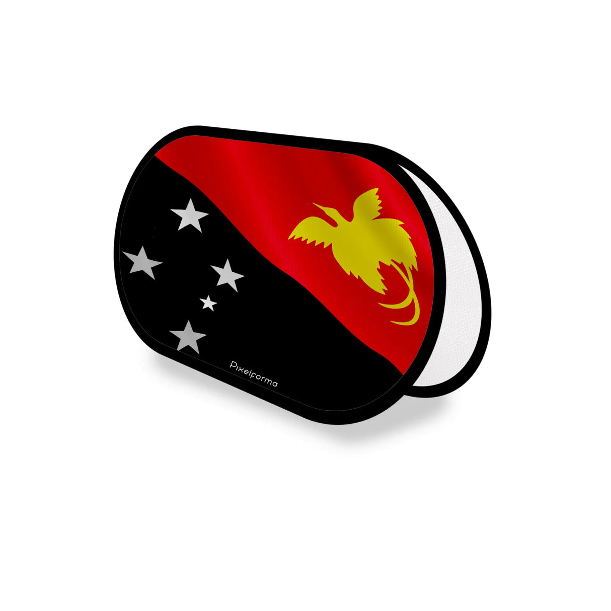 Support publicitaire ovale papouasie-nouvelle-guinée léger