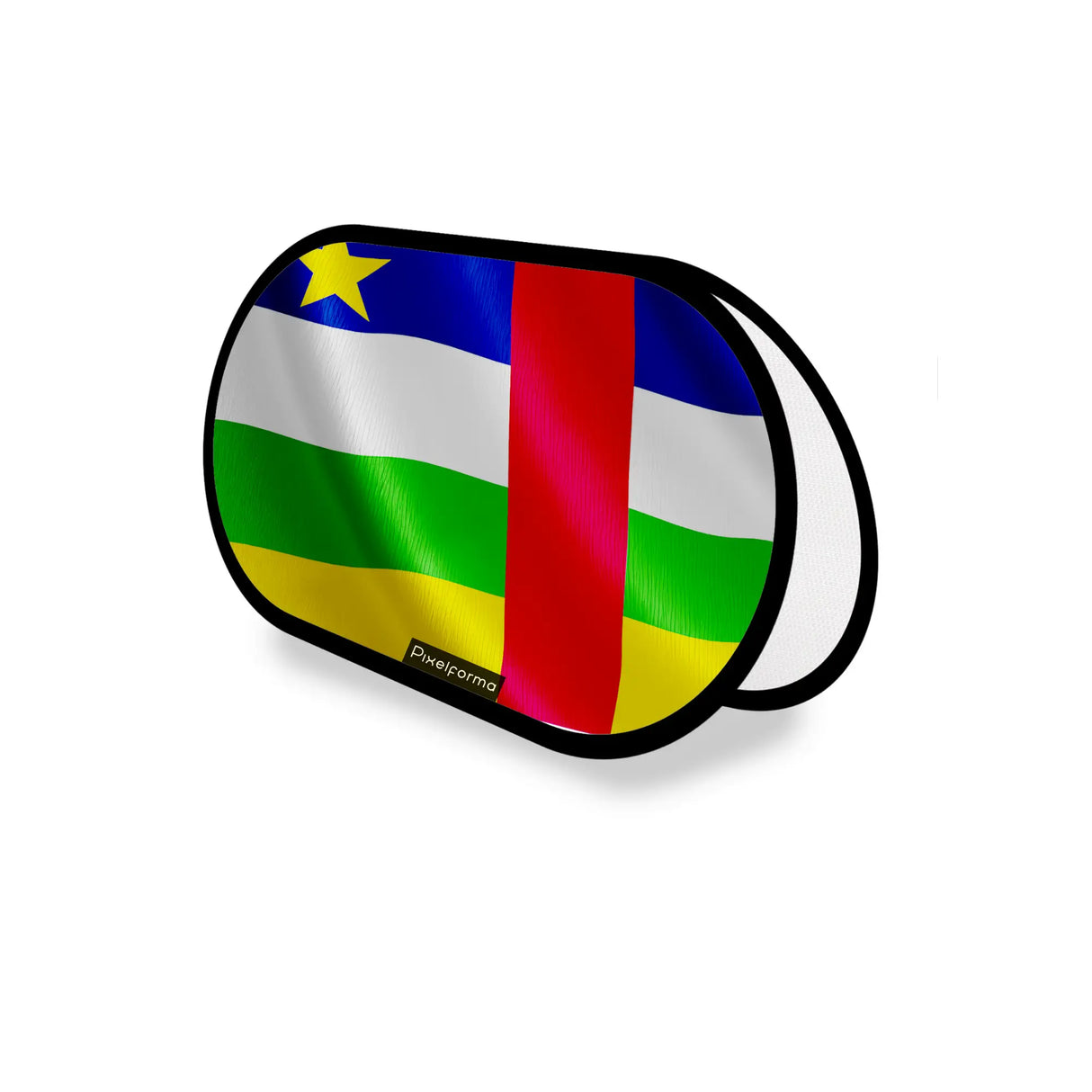Support publicitaire ovale république centrafricaine léger