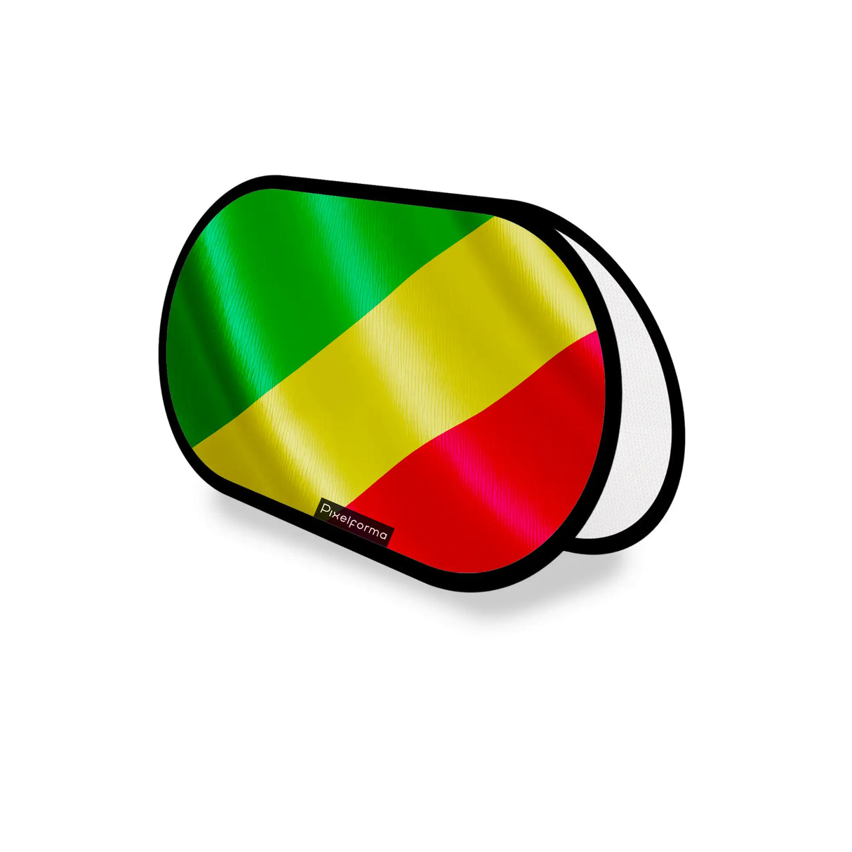 Support publicitaire ovale république du congo léger facile