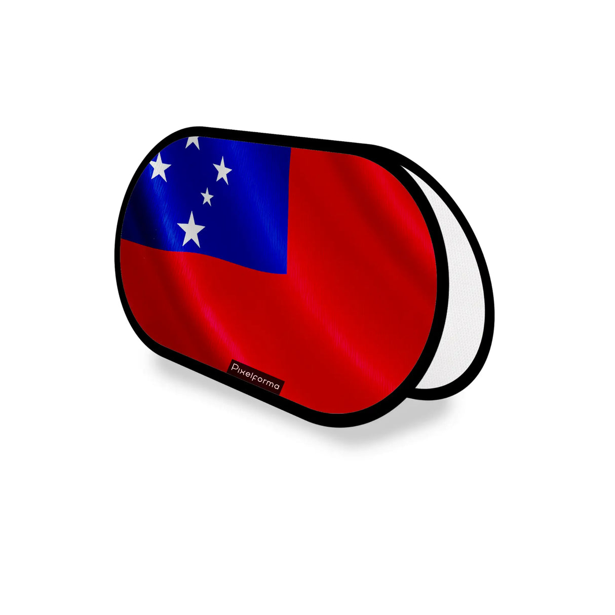 Support publicitaire ovale samoa léger fil d’acier durable