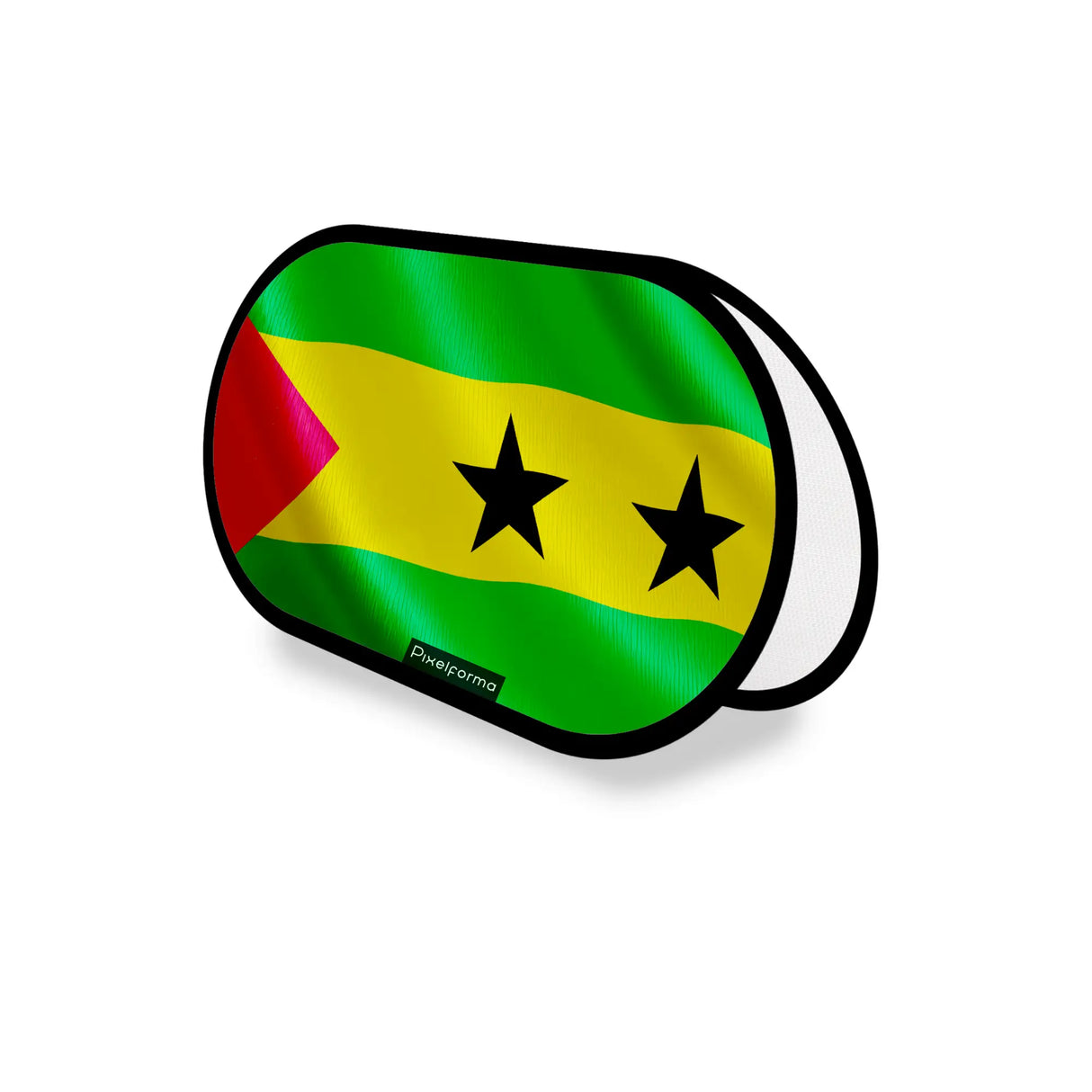 Support publicitaire ovale sao tomé-et-principe léger facile