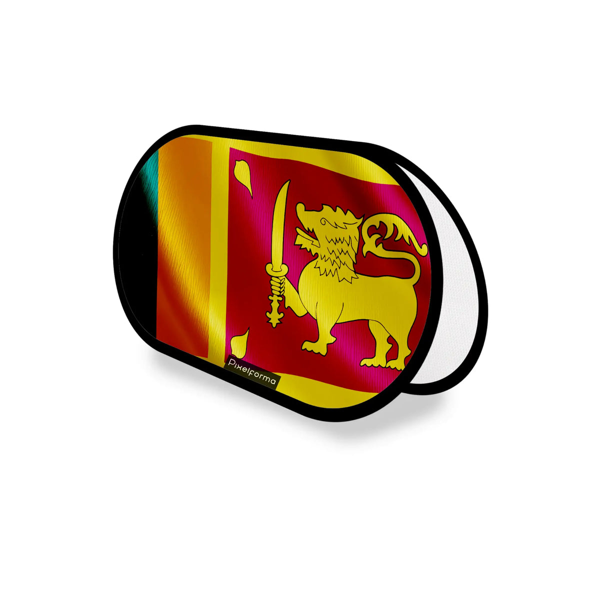 Support publicitaire ovale sri lanka léger facile à installer