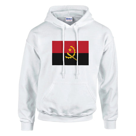Sweat à capuche angola coton mélangé broderie durable