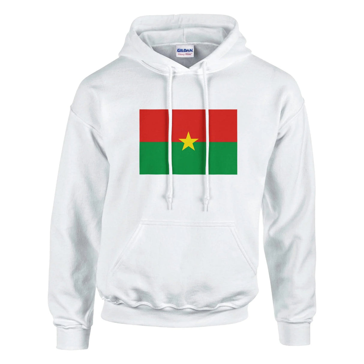 Sweat à capuche burkina faso coton mélangé broderie