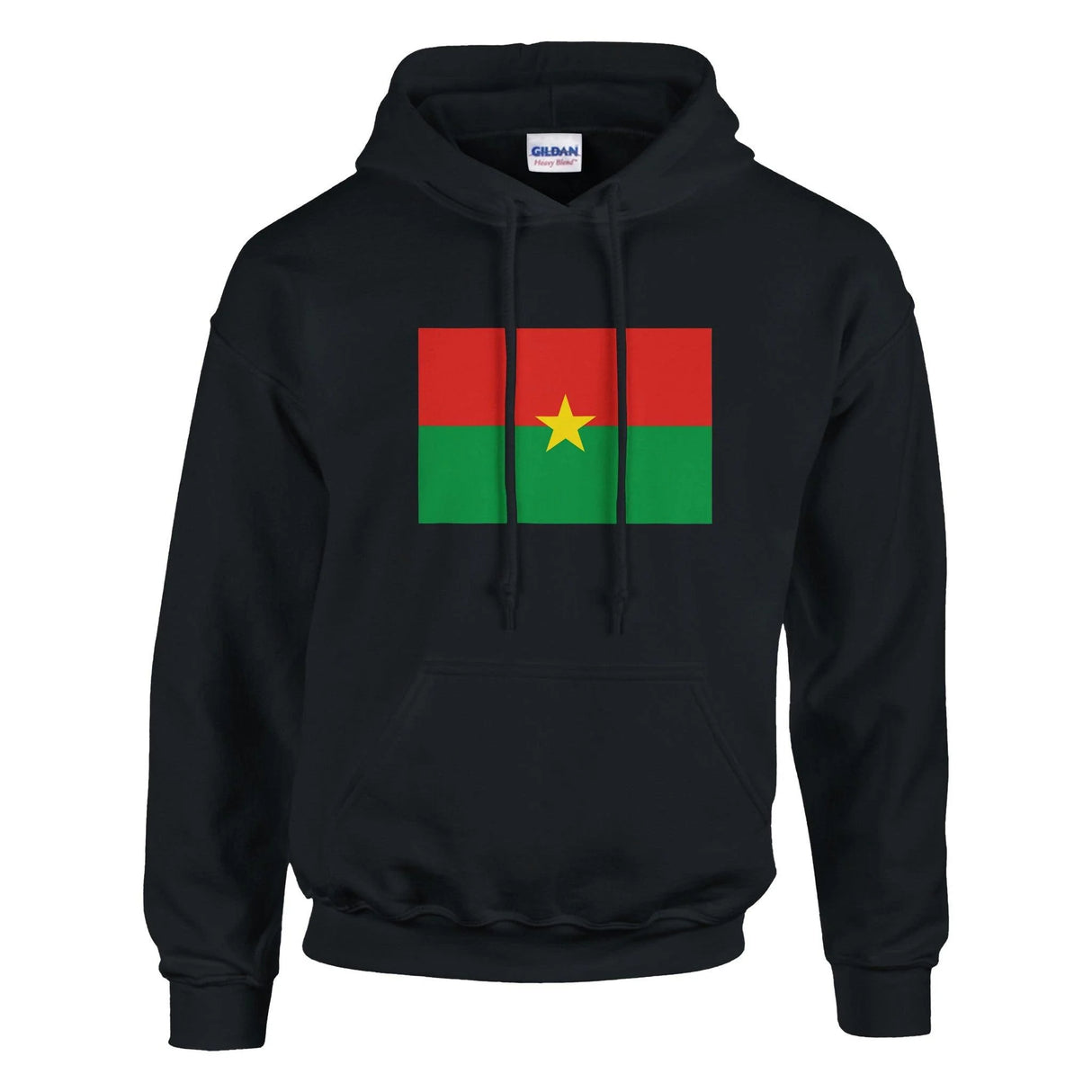 Sweat à capuche burkina faso coton mélangé broderie