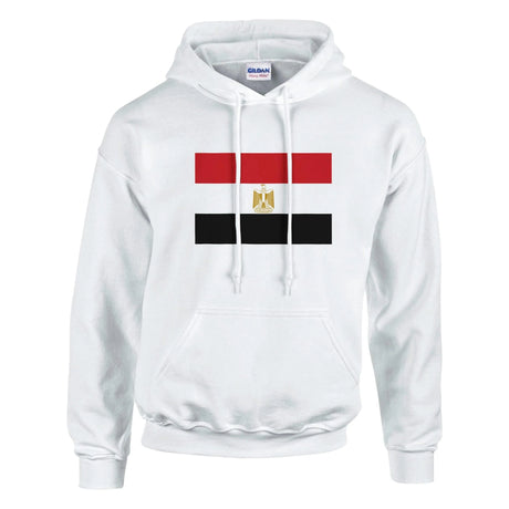 Sweat à capuche égypte coton mélangé broderie couleur