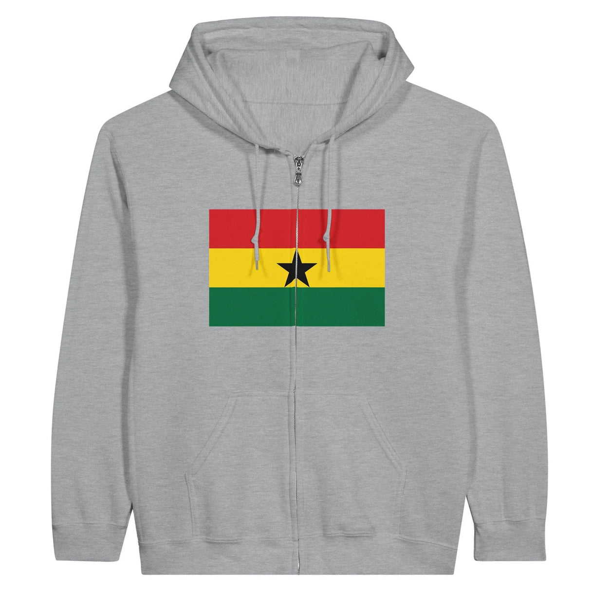 Sweat à capuche ghana coton mélangé broderie drapeau