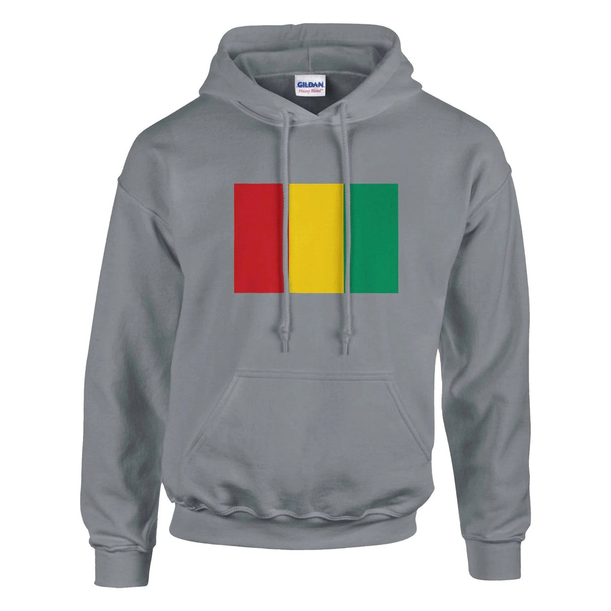Sweat à capuche guinée coton mélangé broderie couleurs