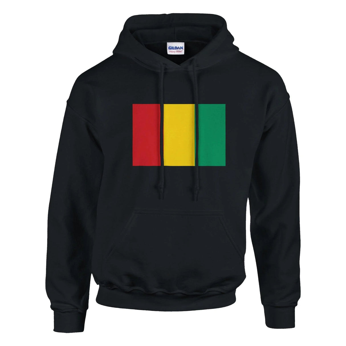 Sweat à capuche guinée coton mélangé broderie couleurs