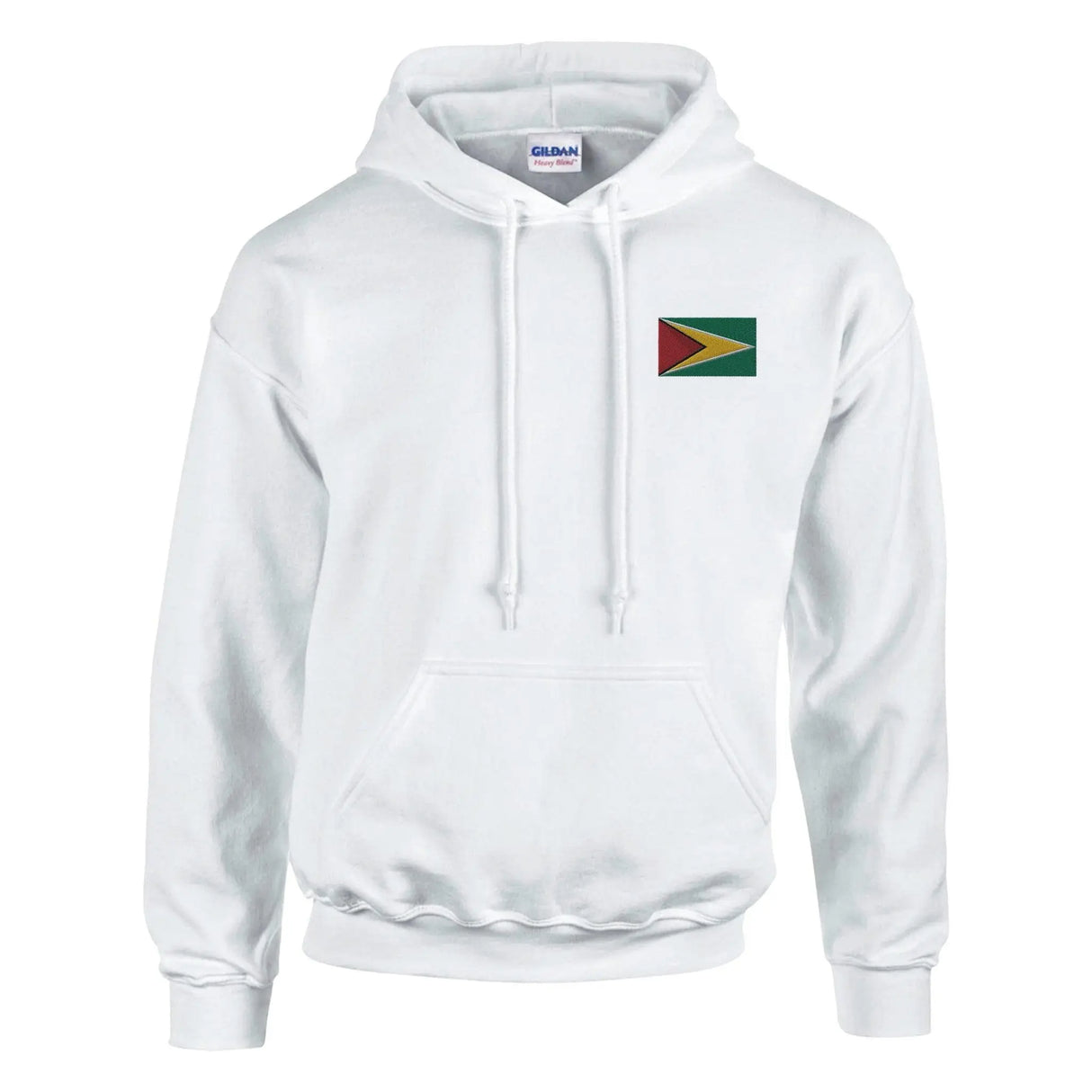 Sweat à capuche guyana coton mélangé broderie durable