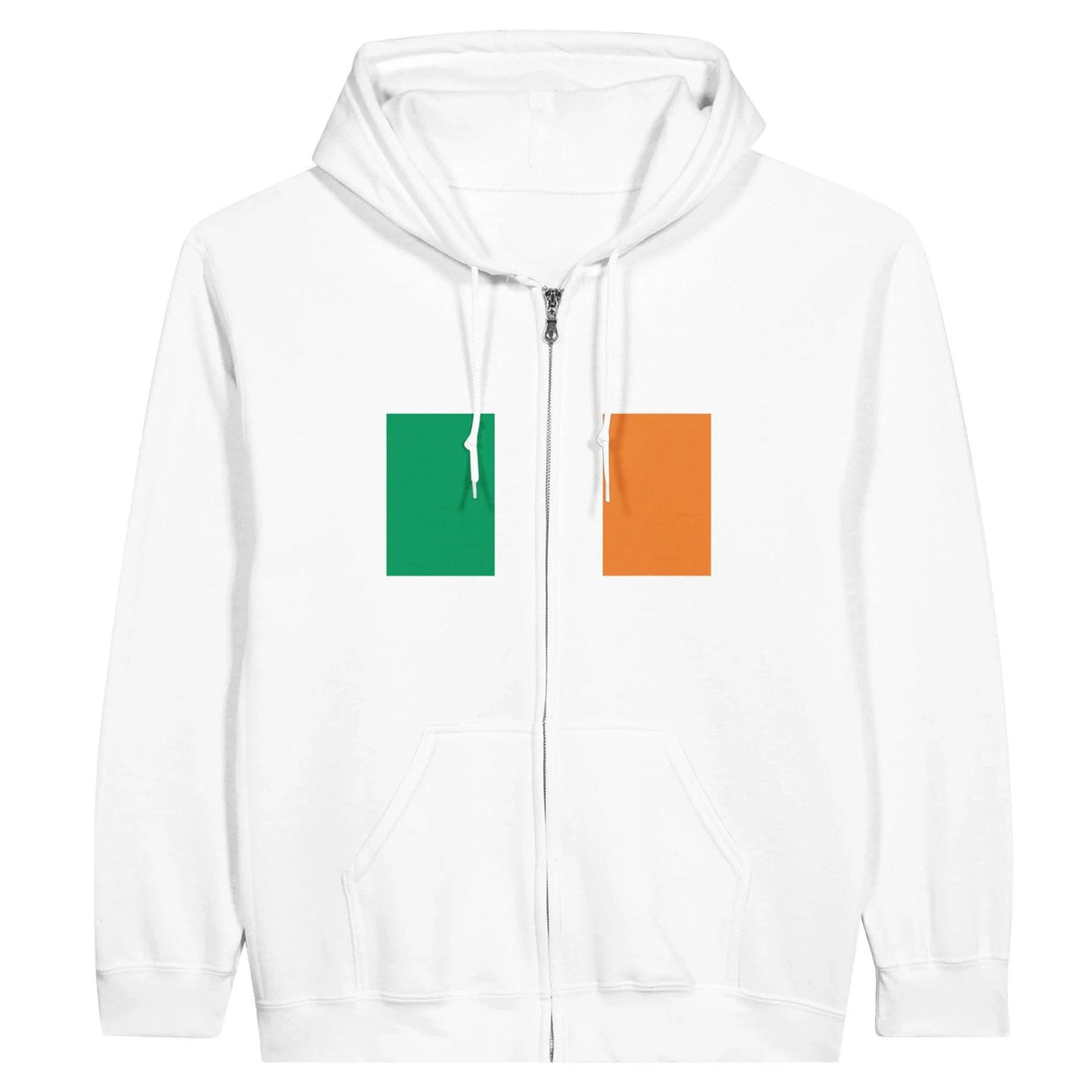 Sweat à capuche irlande coton mélangé broderie confort