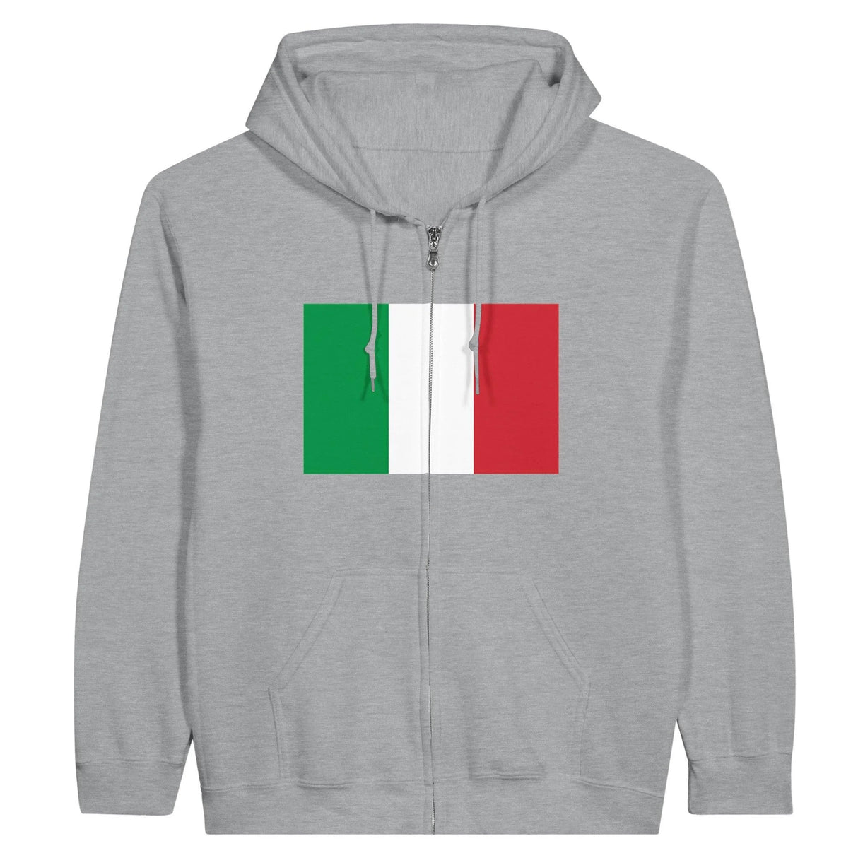 Sweat à capuche italie coton mélangé broderie confort optimal