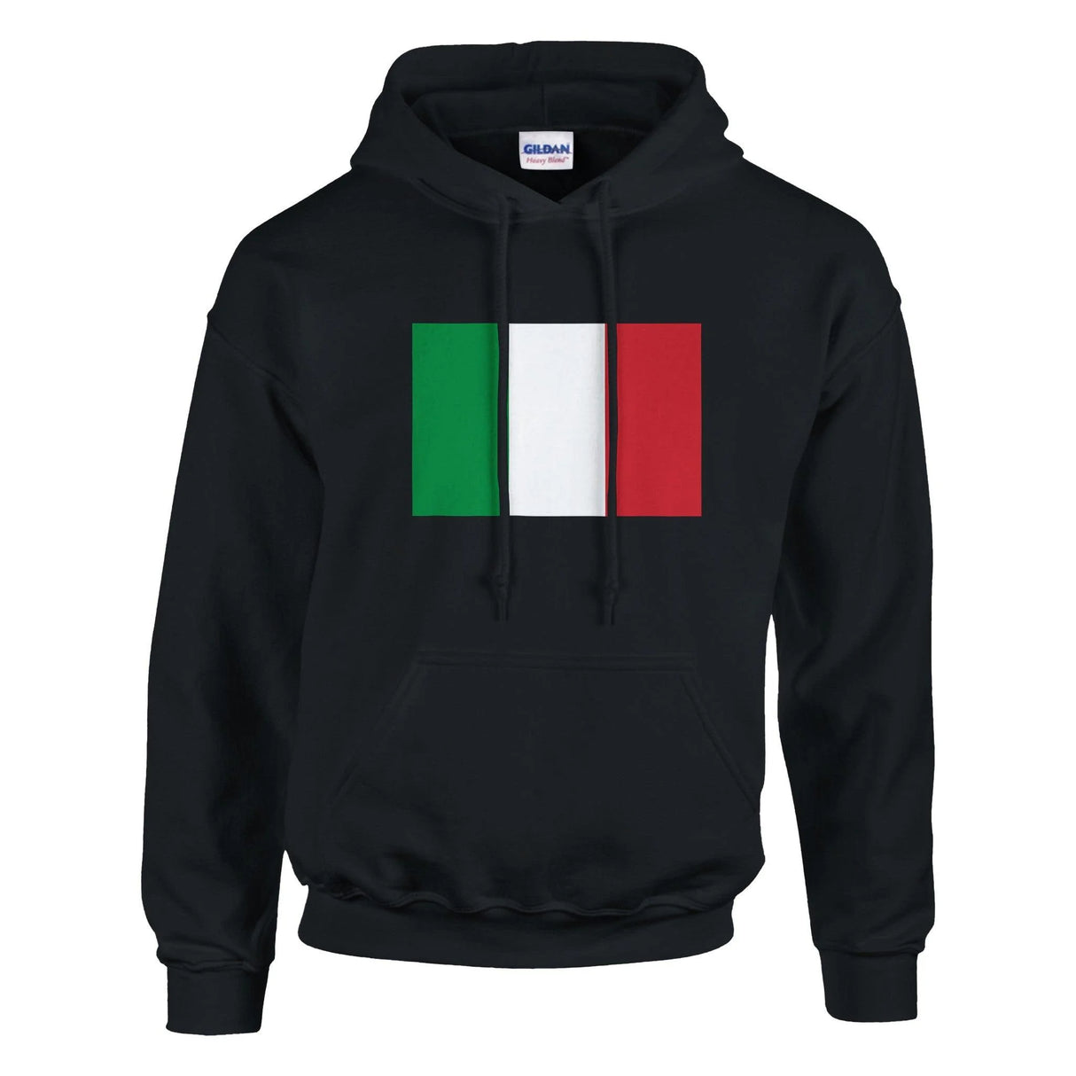 Sweat à capuche italie coton mélangé broderie couleur