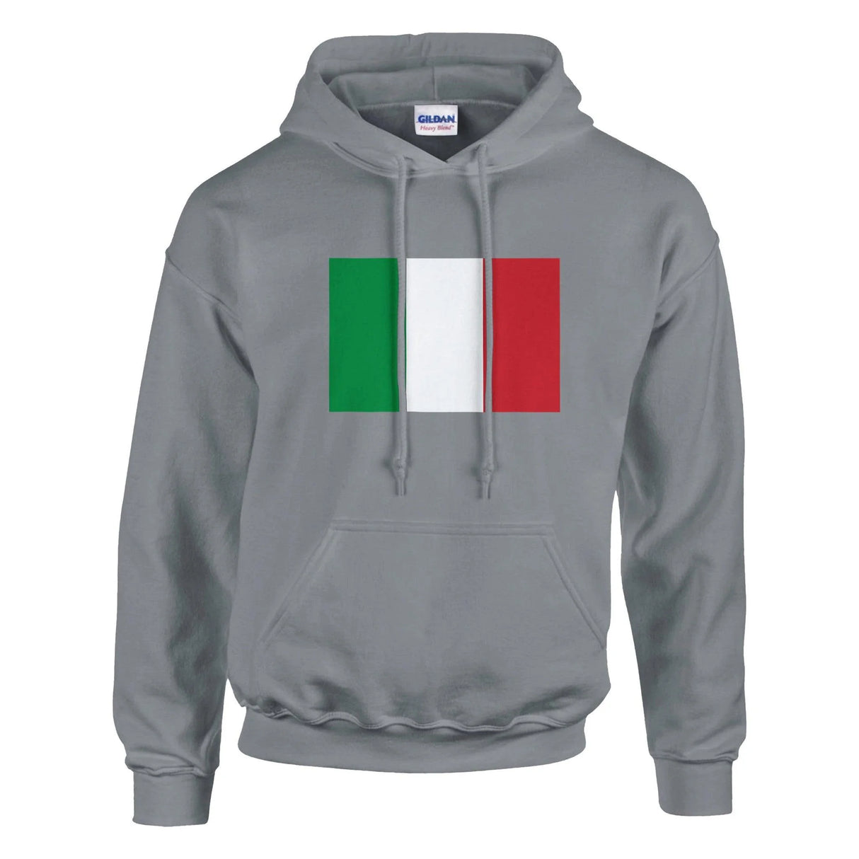 Sweat à capuche italie coton mélangé broderie couleur