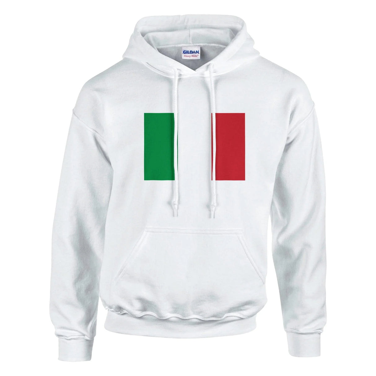 Sweat à capuche italie coton mélangé broderie couleur