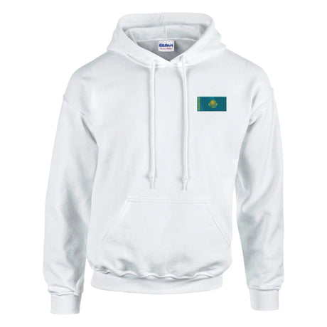 Sweat à capuche kazakhstan coton mélangé broderie couleur
