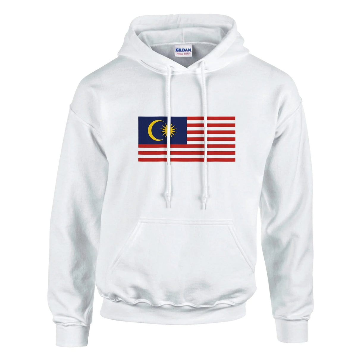 Sweat à capuche malaisie coton mélangé broderie couleur