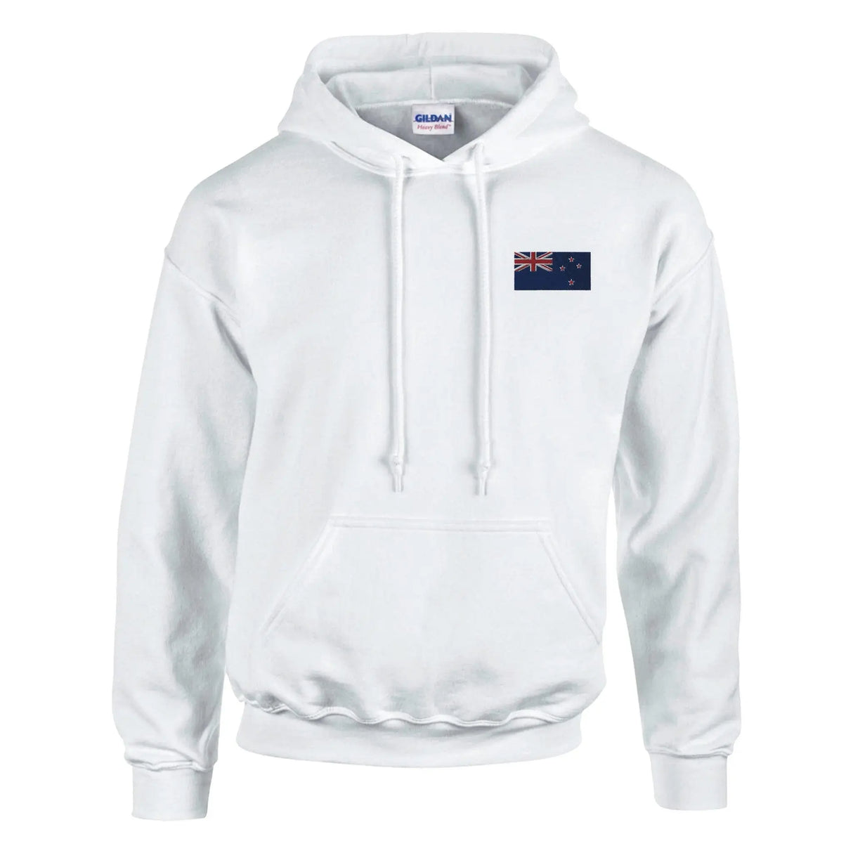 Sweat à capuche nouvelle-zélande broderie coton mélangé