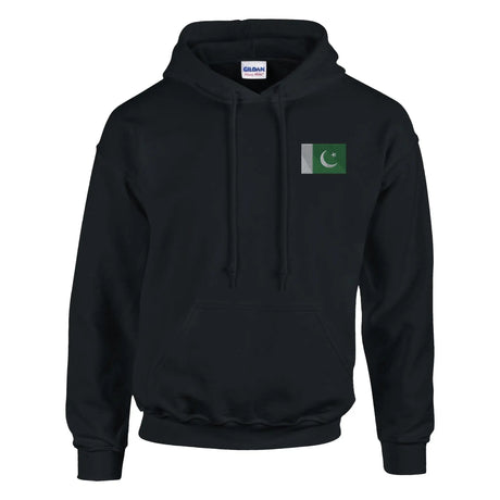 Sweat à capuche pakistan brodé coton mélangé confort supérieur