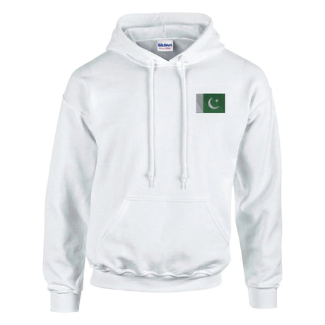 Sweat à capuche pakistan brodé coton mélangé confort supérieur
