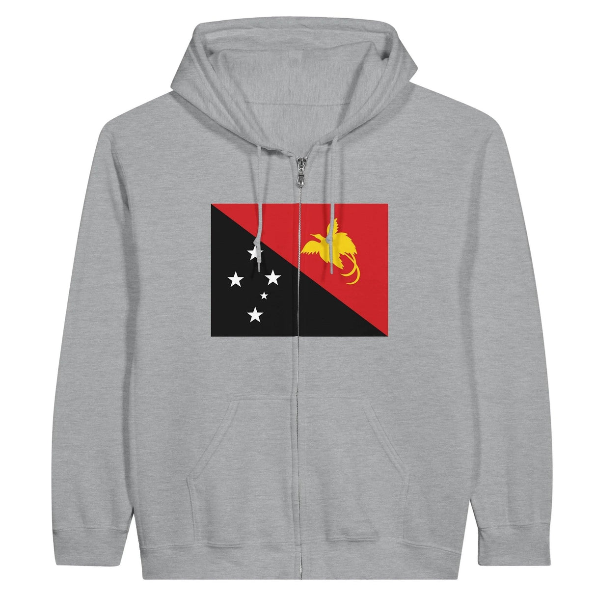 Sweat à capuche papouasie-nouvelle-guinée coton brodé