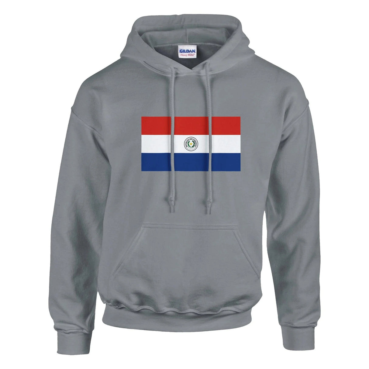 Sweat à capuche paraguay coton mélangé broderie confort