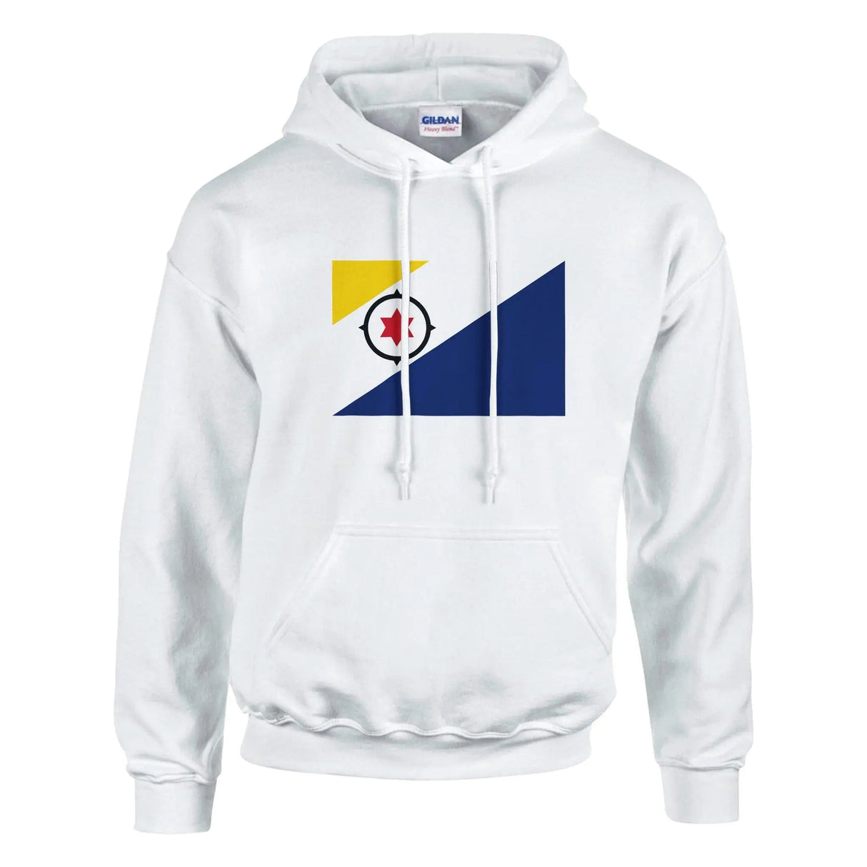 Sweat à capuche pays-bas caraïbéen coton mélangé imprimé