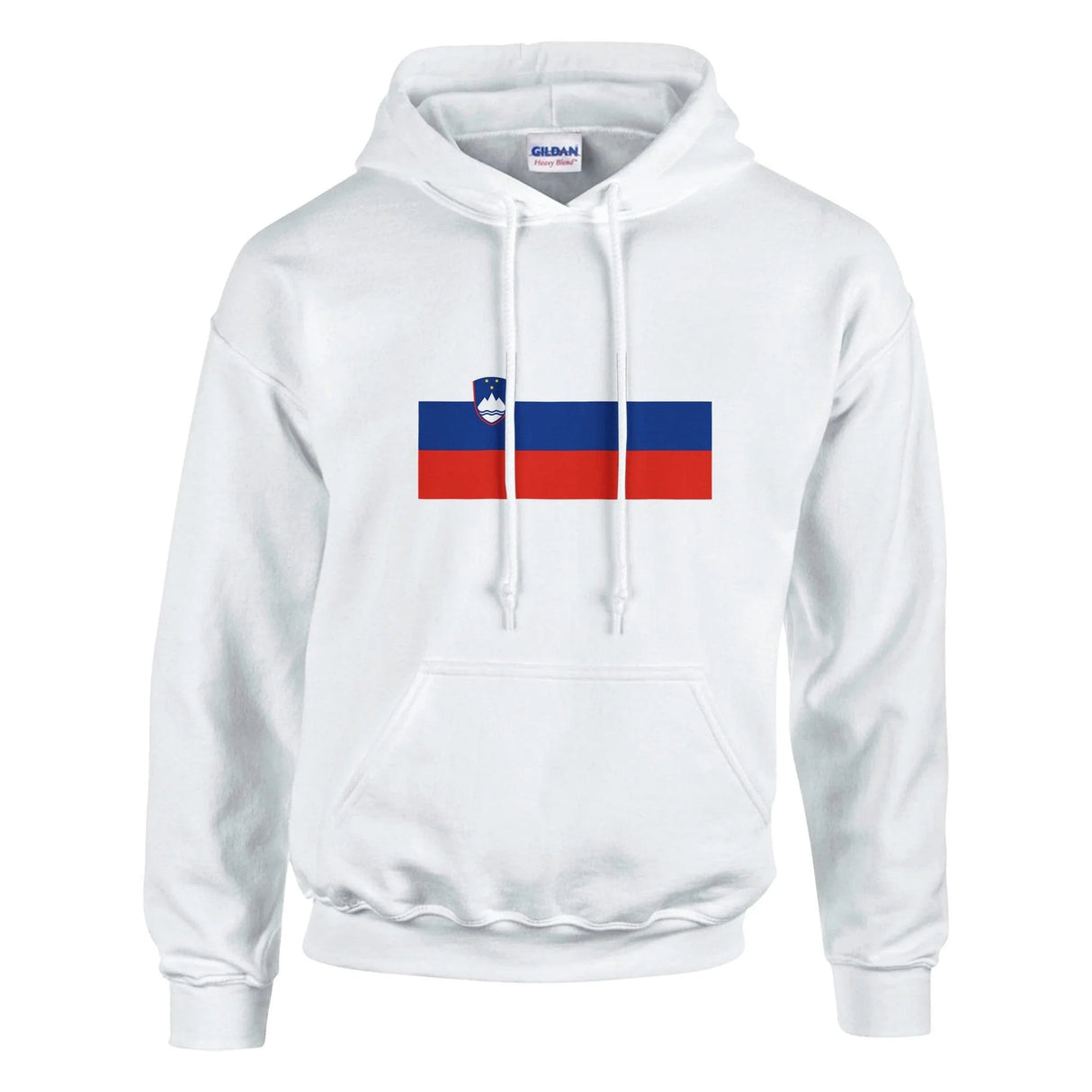 Sweat à capuche slovénie coton mélangé couleurs brodées