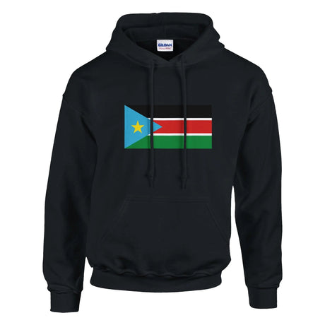 Sweat à capuche soudan du sud coton mélangé brodé