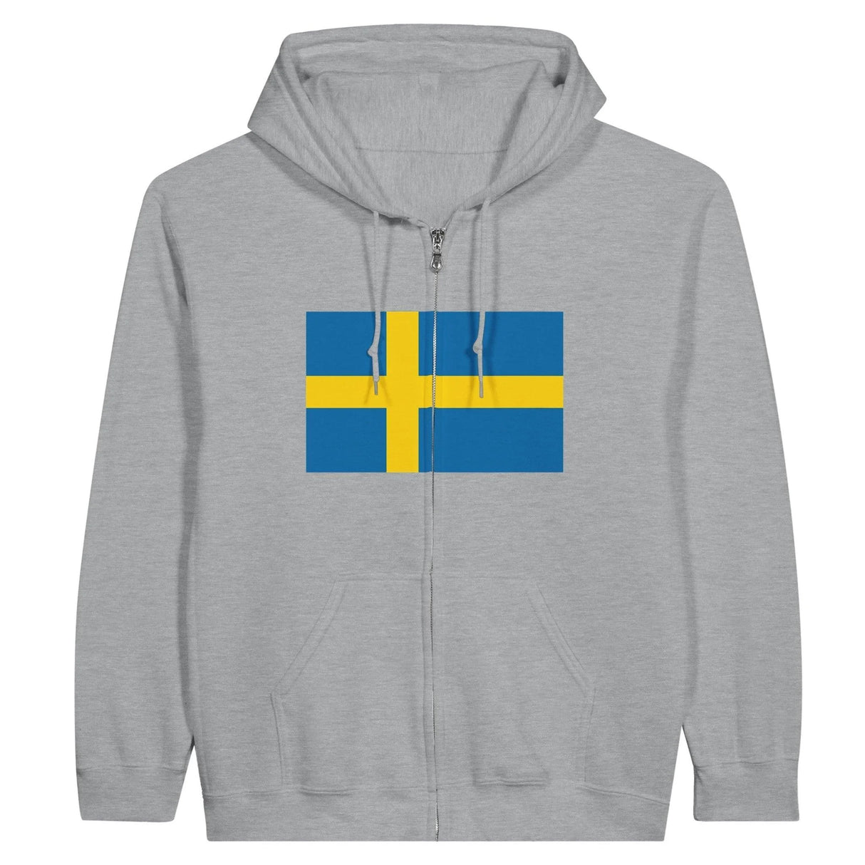 Sweat à capuche suède coton mélangé broderie confort optimal