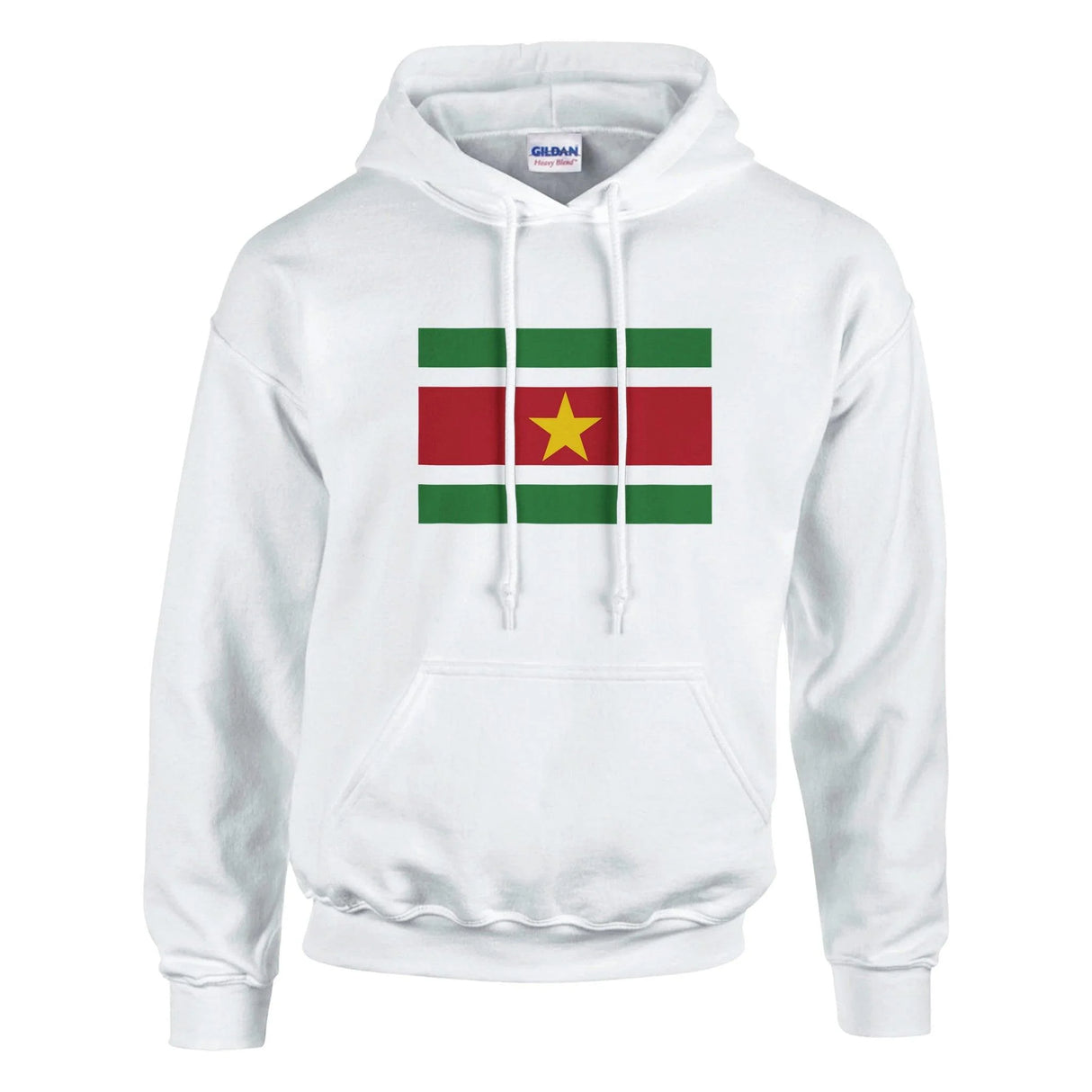 Sweat à capuche suriname coton mélangé motif drapeau