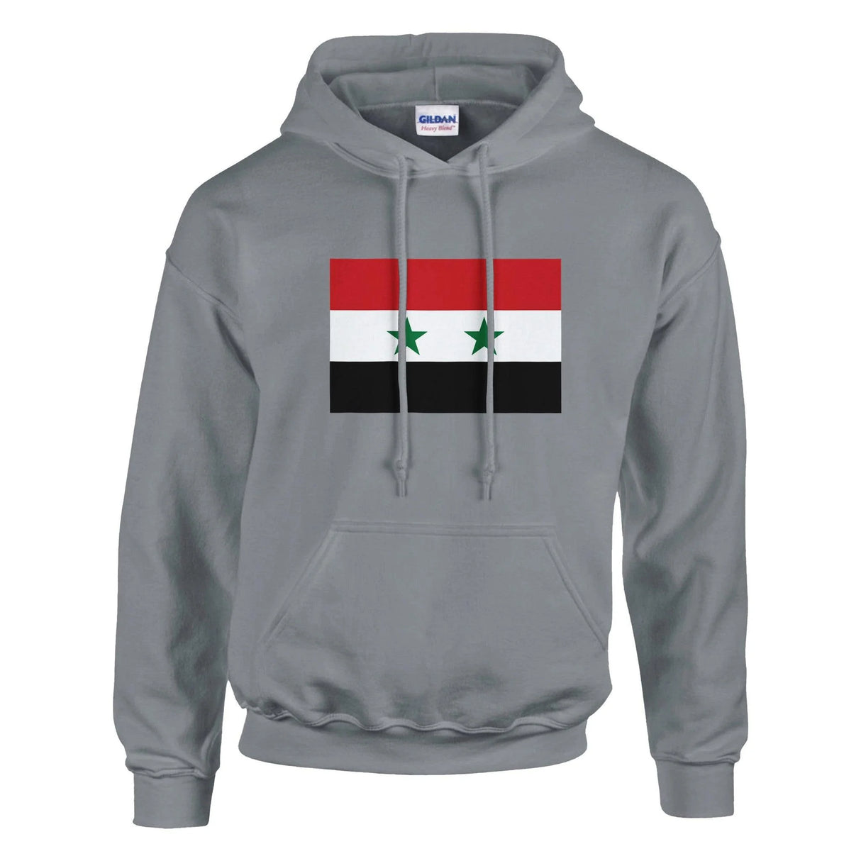 Sweat à capuche syrie coton mélangé broderie confort