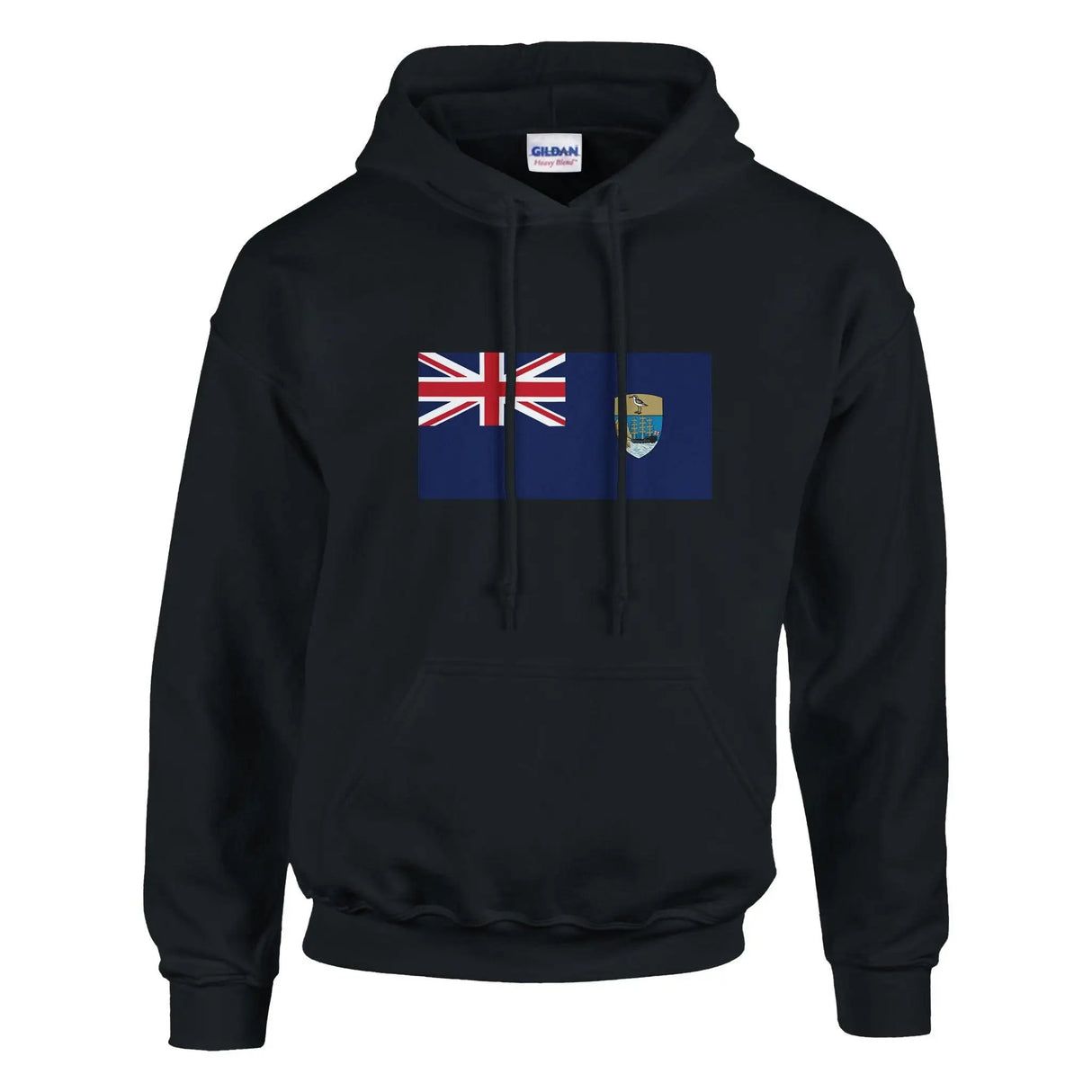 Sweat à capuche tristan da cunha coton mélangé brodé