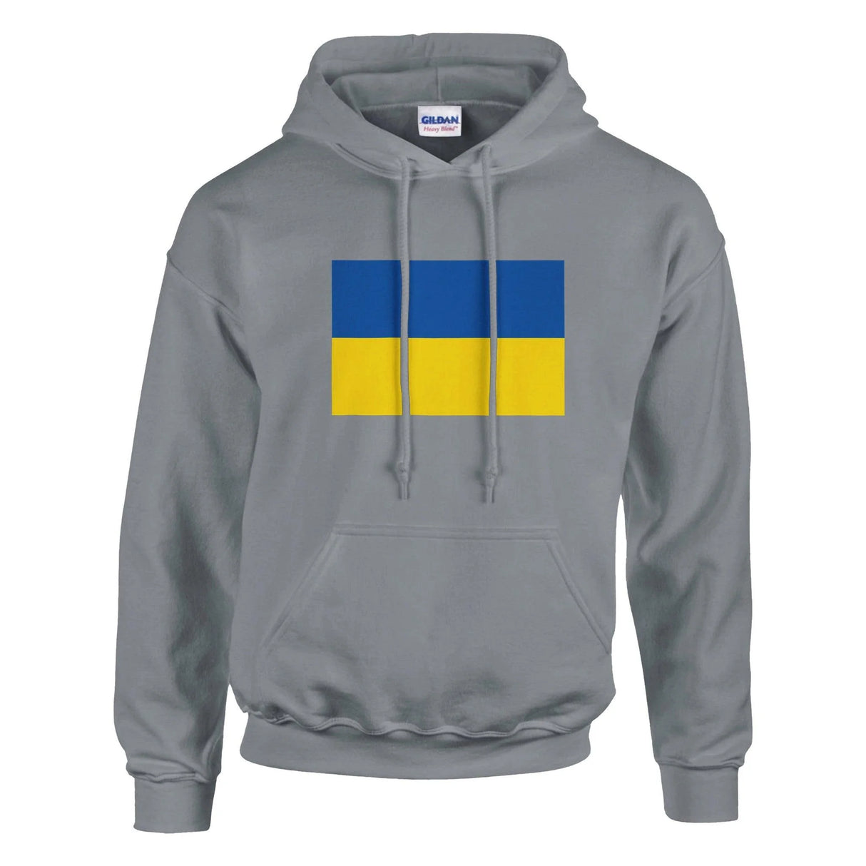 Sweat à capuche ukraine coton mélangé broderie couleur
